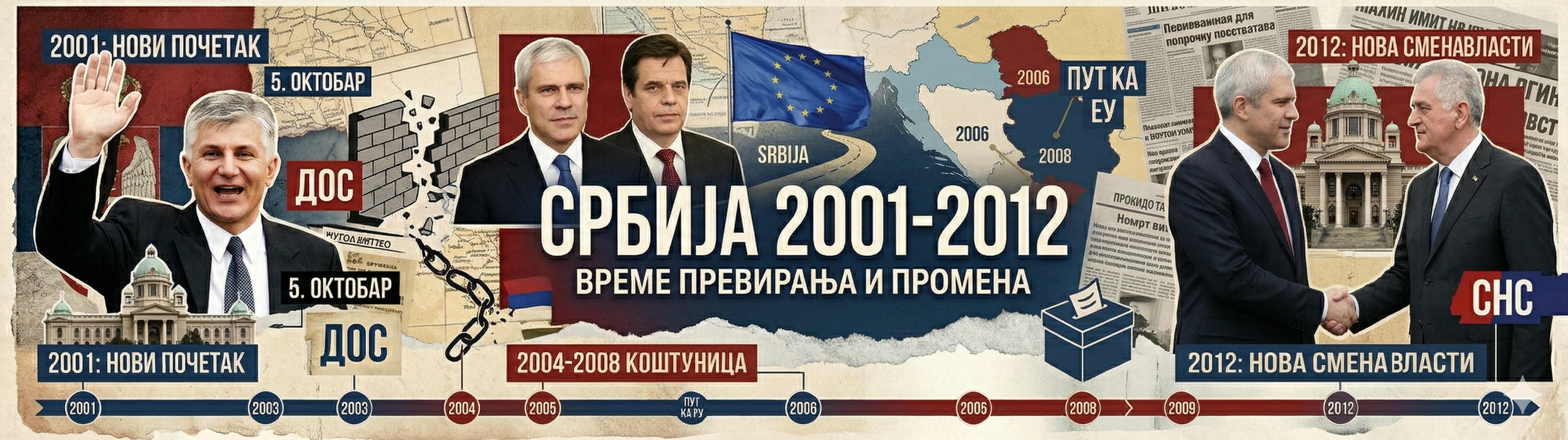Србија од прве до последње промене власти у овом веку (2001-2012 ...